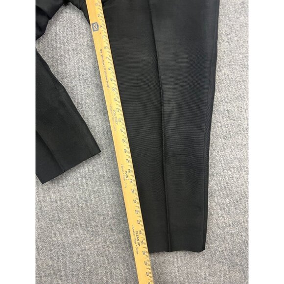 Talbots Silk Blend Dress Pants Women's 12 Curvy Pull On Cropped High Rise - Picture 7 of 11